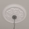 Ekena Millwork Swindon Ceiling Medallion (Fits Canopies up to 2 7/8"), 16 7/8"OD x 1 1/2"P, Primed White CM16SW - alternate 9